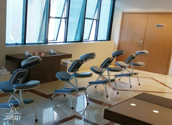 Como é a massagem no trabalho
